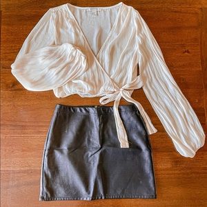Sheer holiday blouse